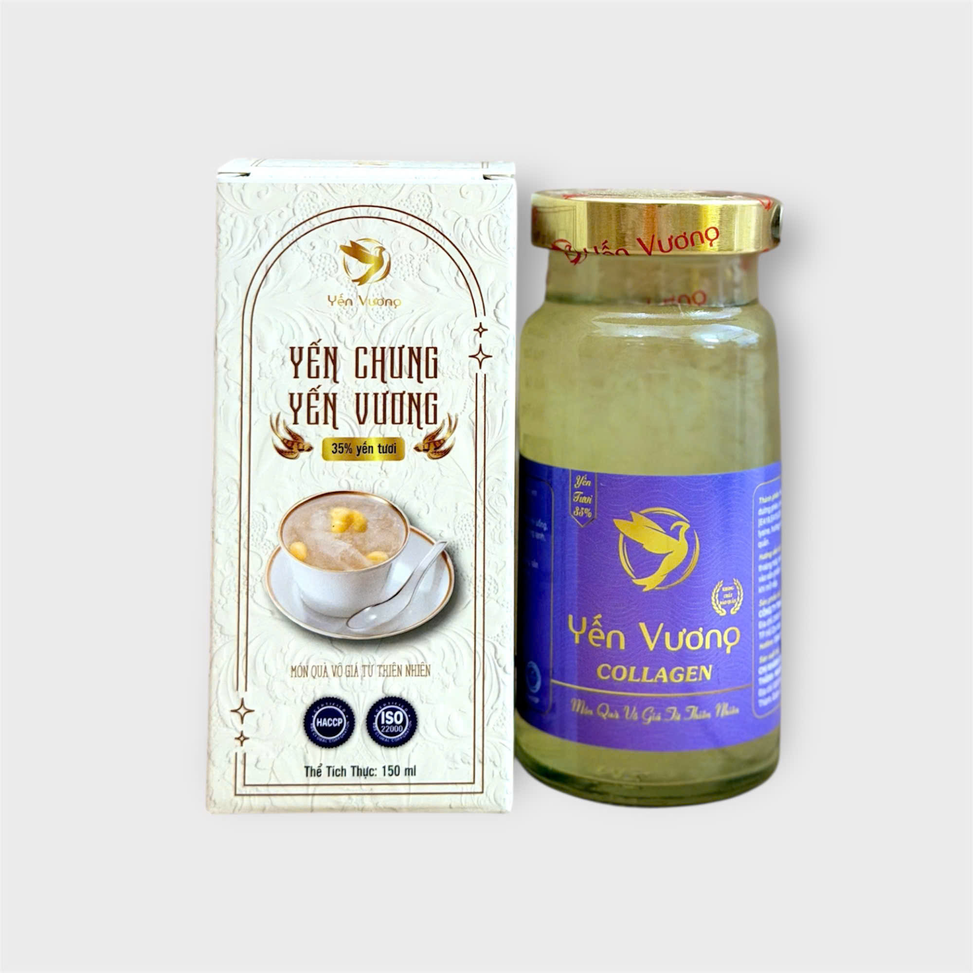 Hũ yến Vương 140ml có hộp Collagen